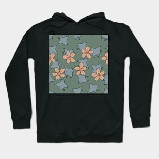 Japanese chicks and flowers Hoodie